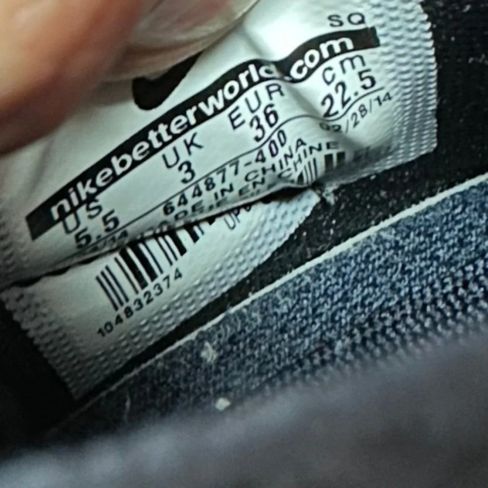 Nike Dunk Sky Hi Essential Hidden Wedge Navy Gum Women's Size 5.5 644877-400 - Picture 10 of 11